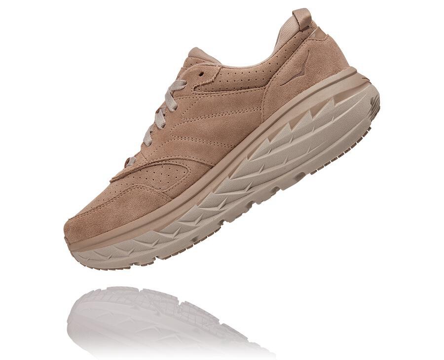 Hoka One One Bezecke Topanky Damske Siva - Bondi L Suede - 35298-YFAL